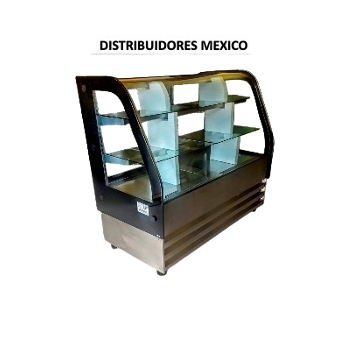 VITRINA CRISTAL CURVO DE 70 CM FULL GLASS MARCA MASSER MODELO RHNVCT 700 FGD 1