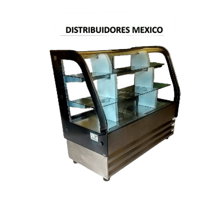 VITRINA CRISTAL CURVO DE 70 CM FULL GLASS MARCA MASSER MODELO RHNVCT 700 FGD 1