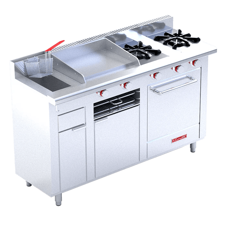 ESTUFA MARCA CORIAT MODELO MULTICHEF TURBO DE PISO PETIT PREMIUM 1