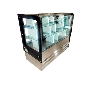VITRINA CRISTAL CURVO DE 70 CM, FULL GLASS CUBO MARCA MASSER MODELO RHNVCT 7000 FGC