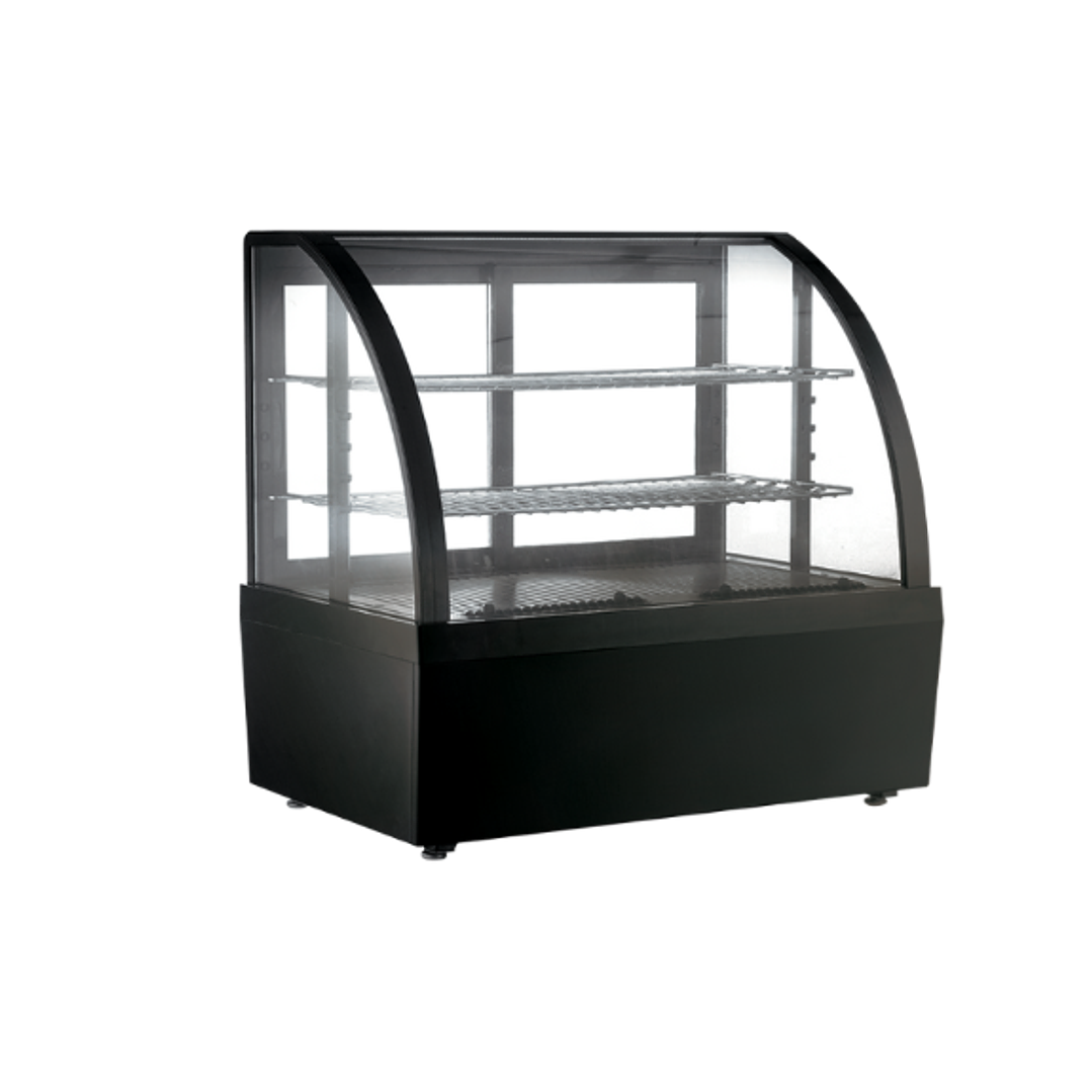 VITRINA REFRIGERADA CRISTAL CURVO MARCA MIGSA MODELO RTW-100-3 1