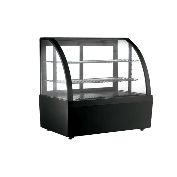 VITRINA REFRIGERADA CRISTAL CURVO MARCA MIGSA MODELO RTW-100-3 1