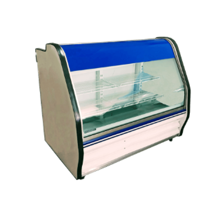 VITRINA CRISTAL CURVO 1.00 METRO  MASSER MODELO RHNVC 1000 1