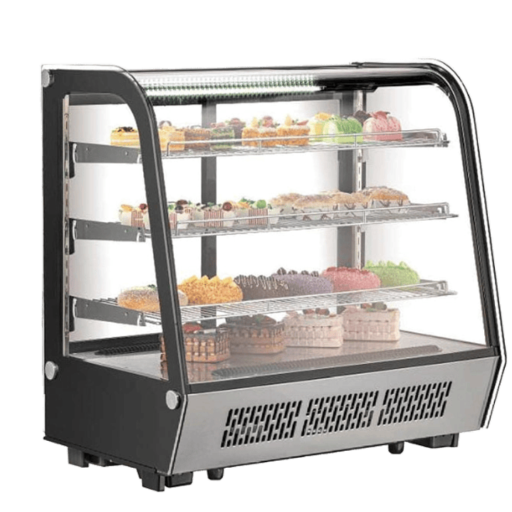 VITRINA REFRIGERADA CRISTAL CURVO 4 NIVELES MIGSA MODELO CW-295R  1