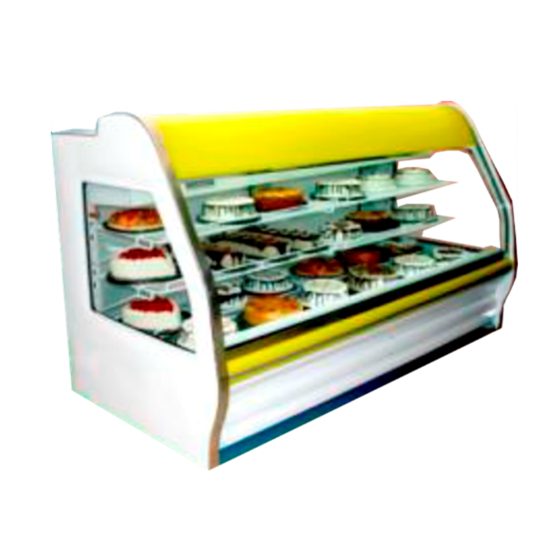 VITRINA CRISTAL CURVO DE 1.00 METRO MASSER MODELO RHNVC 1000CC 1