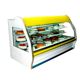 VITRINA CRISTAL CURVO DE 1.00 METRO MASSER MODELO RHNVC 1000CC