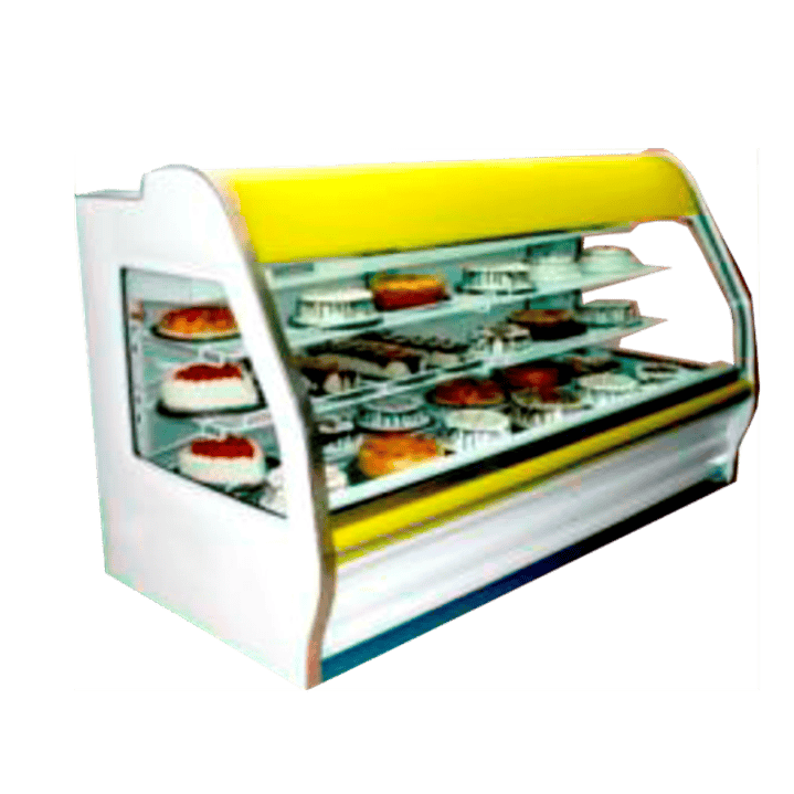 VITRINA CRISTAL CURVO DE 1.00 METRO MASSER MODELO RHNVC 1000CC 1