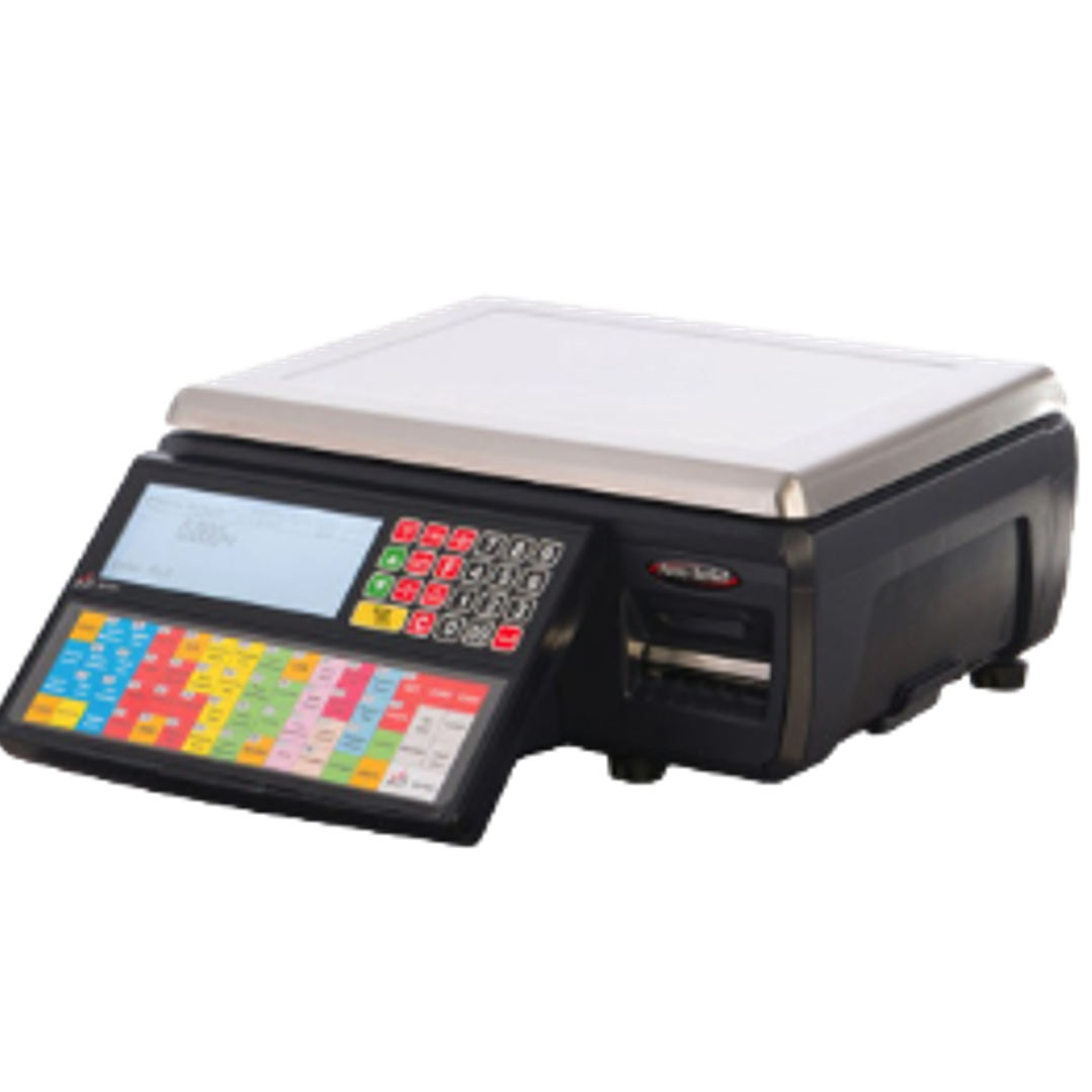 BASCULA ELECTRONICA ETIQUETADORA AVERY BERKEL XS-100 25 kg 1