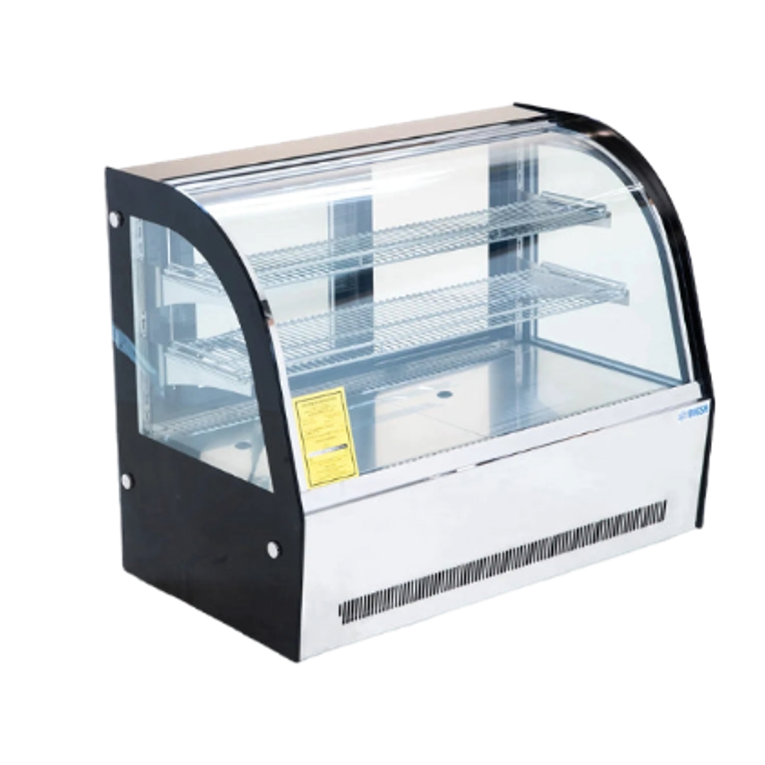 VITRINA REFRIGERADA SOBRE MOSTRADOR CRISTAL CURVO MIGSA MODELO GN-1200CT 1
