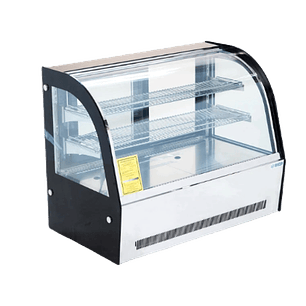 VITRINA REFRIGERADA SOBRE MOSTRADOR CRISTAL CURVO MIGSA MODELO GN-1200CT
