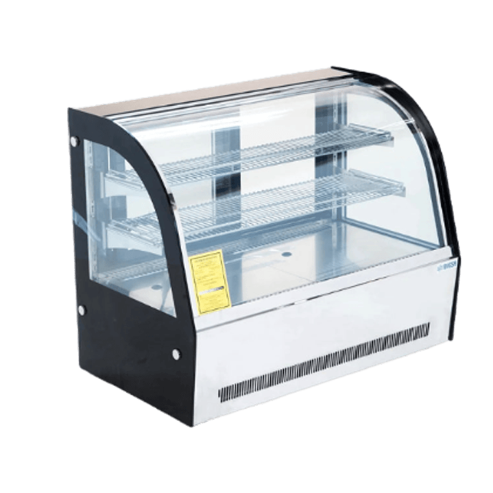 VITRINA REFRIGERADA SOBRE MOSTRADOR CRISTAL CURVO MIGSA MODELO GN-1200CT 1