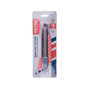 CUCHILLO CARTONERO 18MM EXTOL PREMIUM