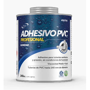 Adhesivo PVC Humedad 240cc