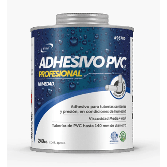 Adhesivo PVC Humedad 240cc