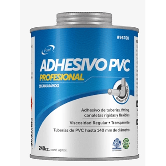 Adhesivo para PVC 240cc