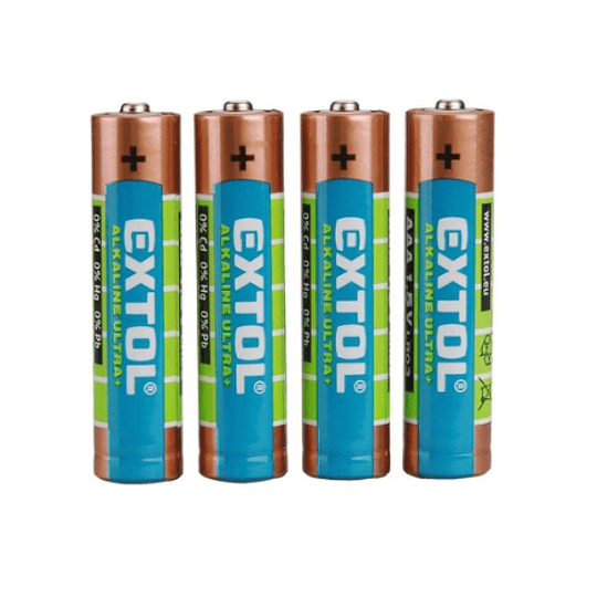 Pilas alcalinas AAA de larga duración Extol Ultra+ AAA 20 piezas  - Image 4