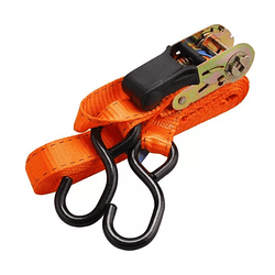 Amarre de trinquete - Eslinga con ganchos 5m x 25mm