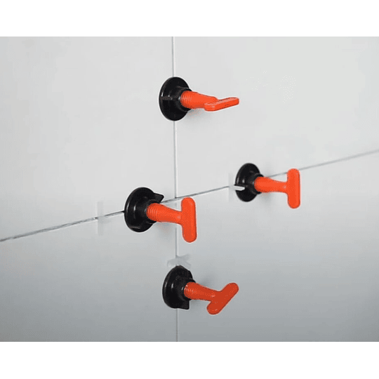 Clips espaciadores/niveladores EXTOL, reutilizables, juego de 50 piezas, para nivelar baldosas/pavimentos hasta un espesor máximo de 17 mm  - Image 3