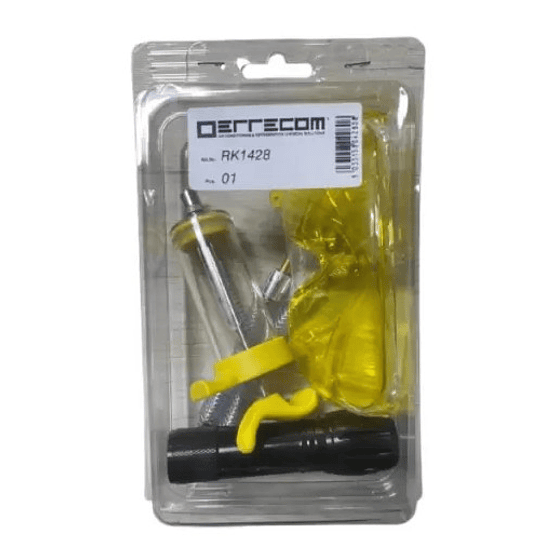 KIT DETECTOR DE FUGA, LENTE, LUZ ERRECOM 