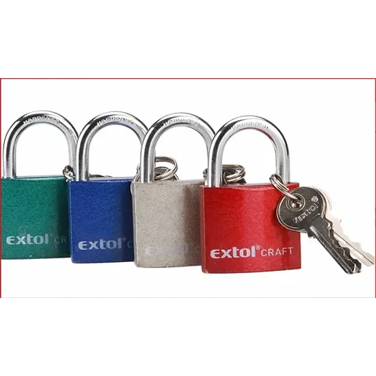 Juego De 5 Candados 38mm Extol Premium - Image 1