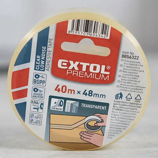 Cinta Adhesiva Transparente 48mm*40m Extol Pack De 5 - Image 3