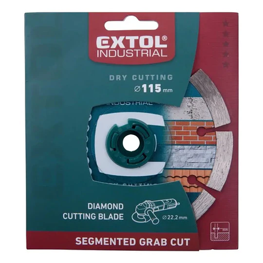Disco De Corte Diamantado 115x22,2mm, Corte En Seco Extol - Image 2
