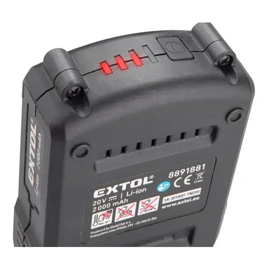 Batería Extol 2000mah Para Herramientas Inalámbricas - Image 2