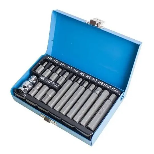 Set De Puntas Hexagonales 15 Piezas Fixtec