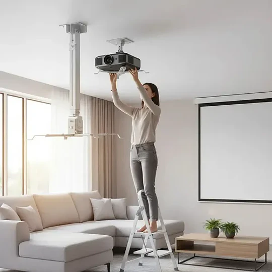 Soporte Proyector Techo Extensible Metal 30 A 60cm - Image 6