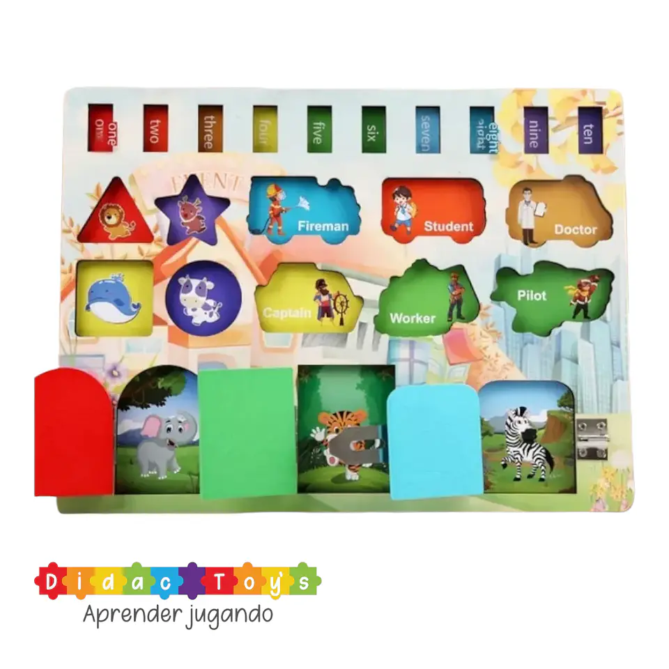 Tablero Sensorial 3 en 1 3