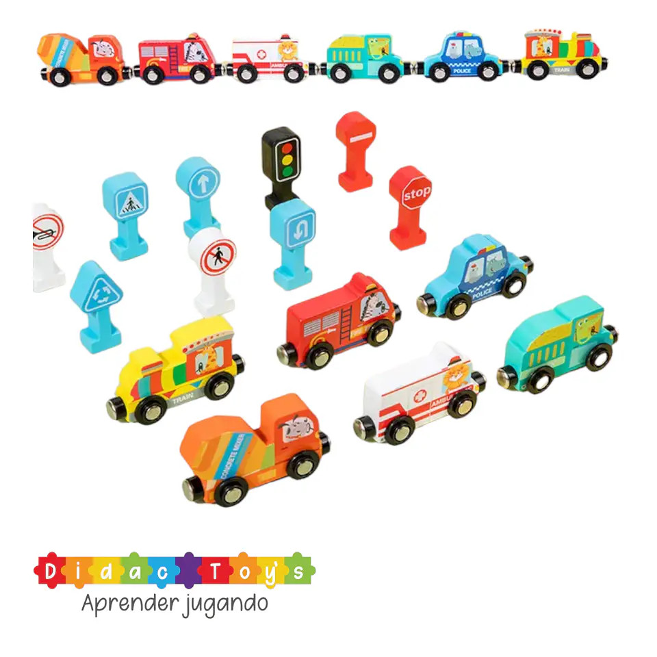 Set Autos y Señales de Transito  4