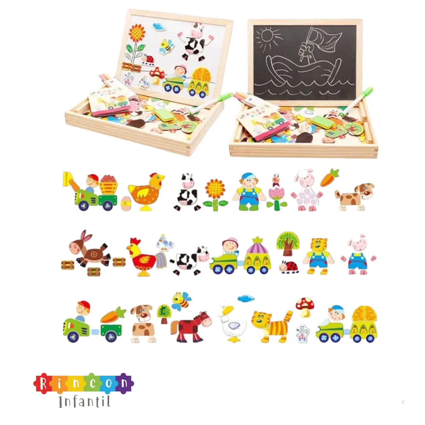Pizarra con figuras 1