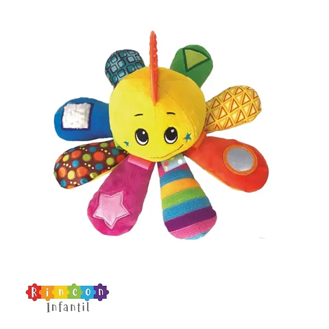 Pulpo textura interactivo tela