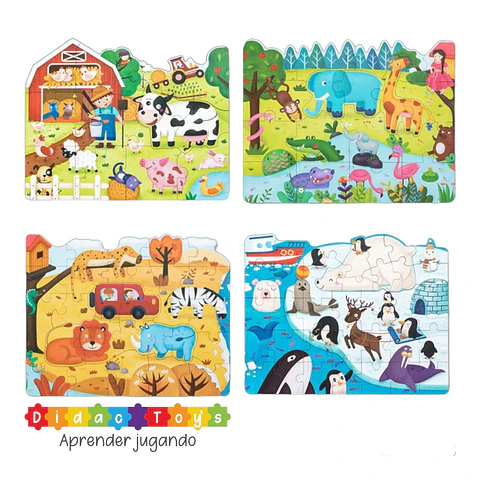 Puzzle rompecabezas de madera , 94pcs