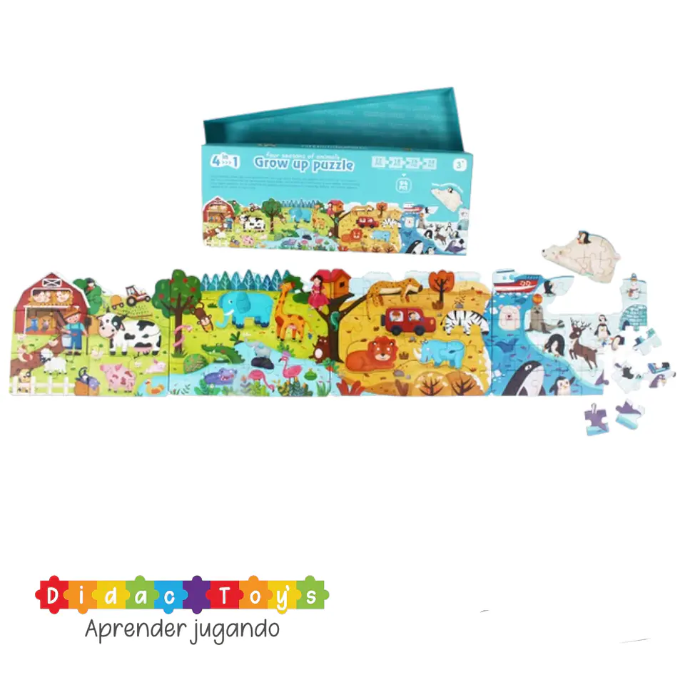 Puzzle rompecabezas de madera , 94pcs 3