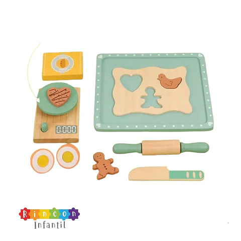 Set De Repostería Juguete De Madera