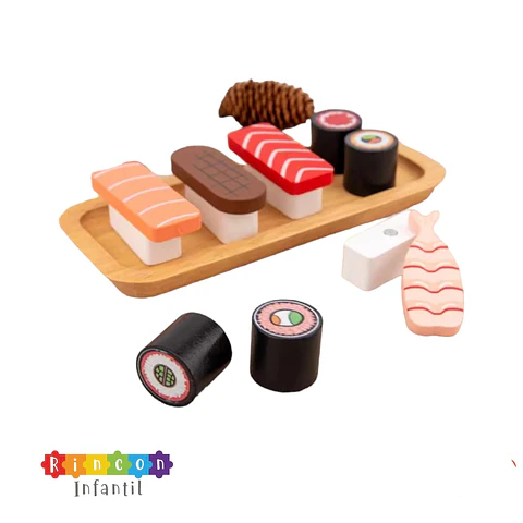 Sushi de madera