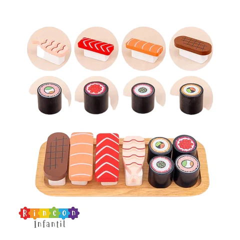 Sushi de madera