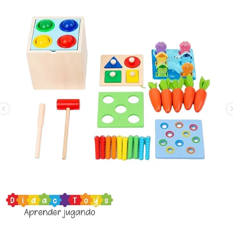 Caja 5 en 1  motricidad