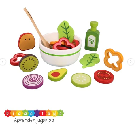 Ensalada De Verdura Juguete Didáctico De Madera