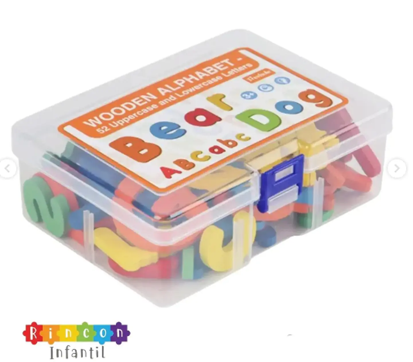 Letras de Madera en caja 3