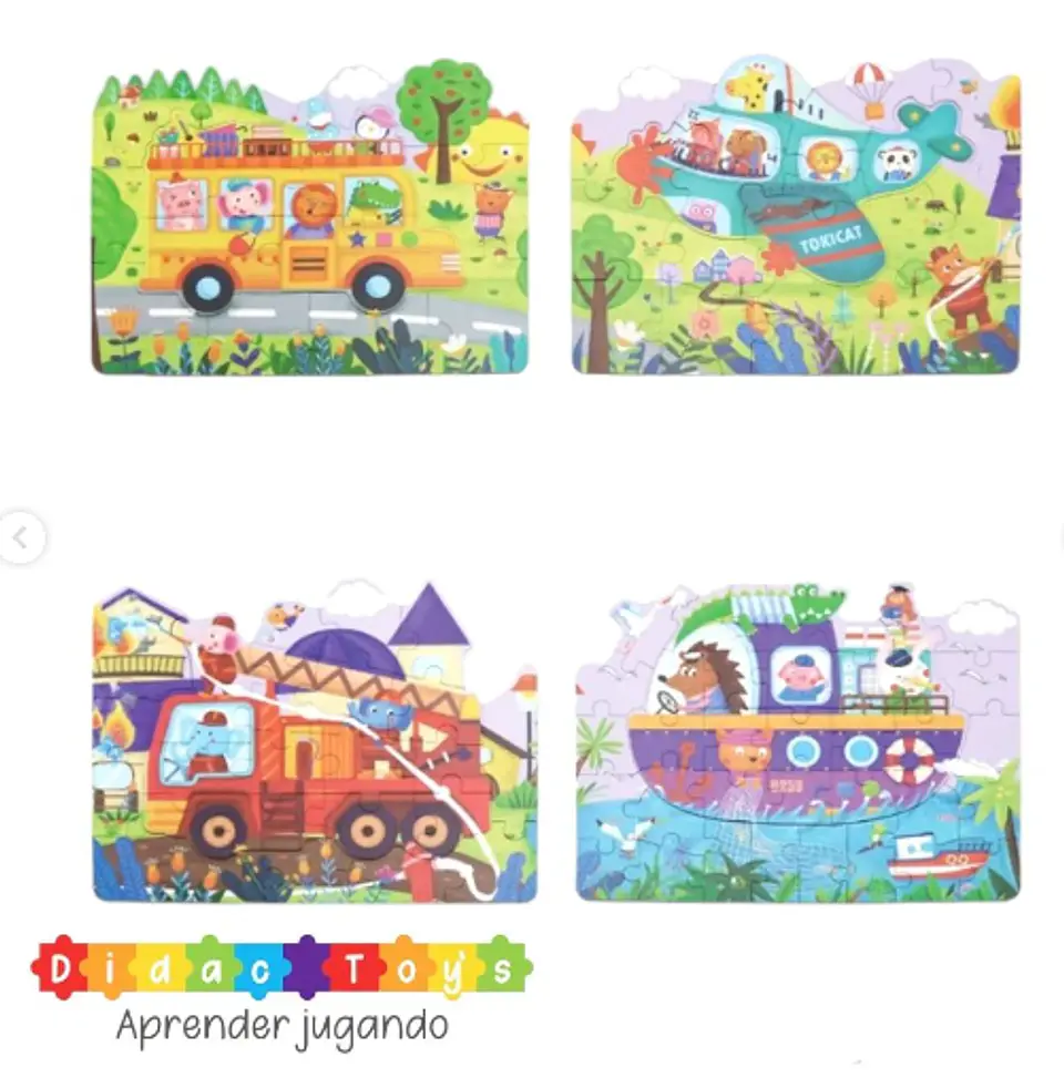 Puzzle rompecabezas de madera , 94pcs 5