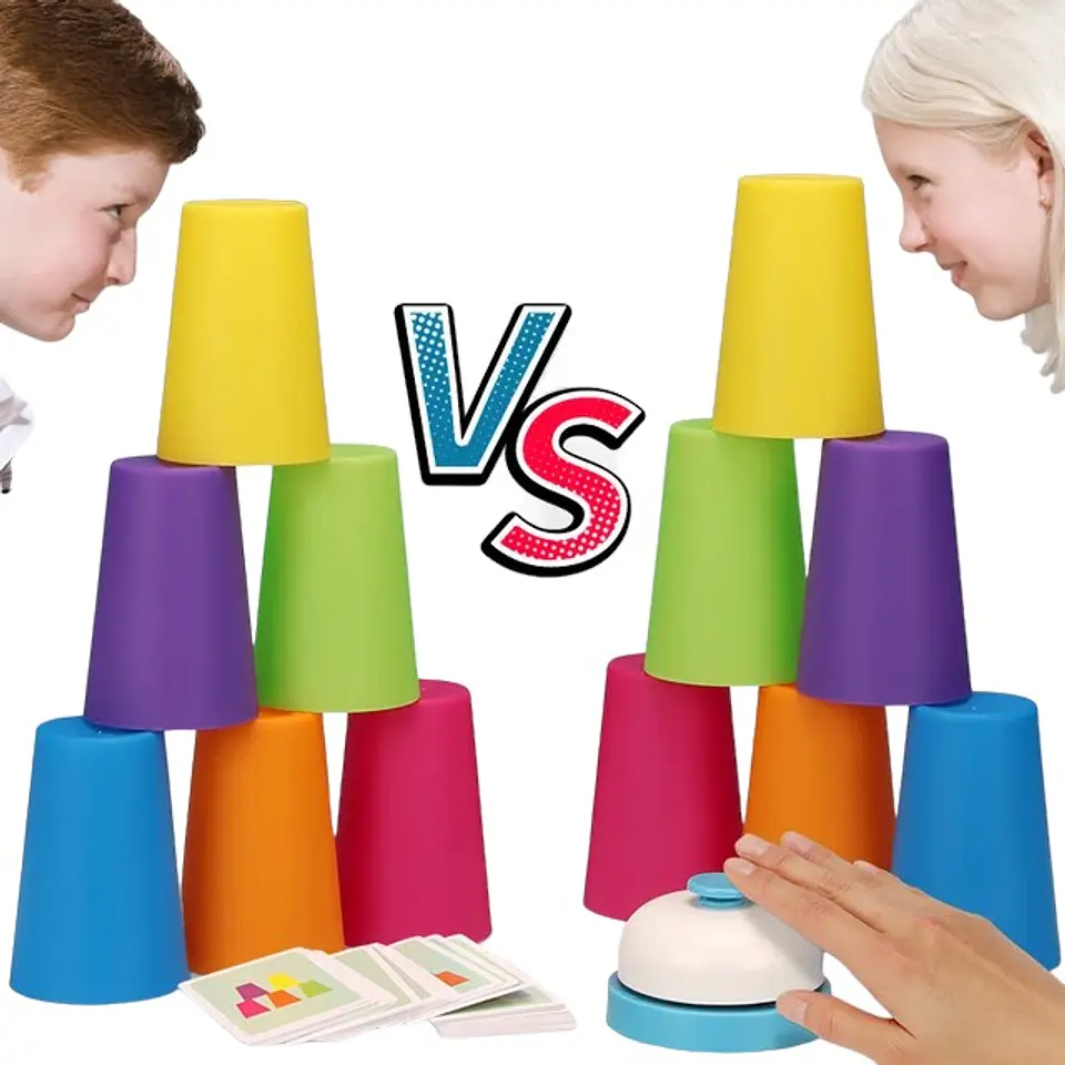Vasos apilables Juego de Mesa 4