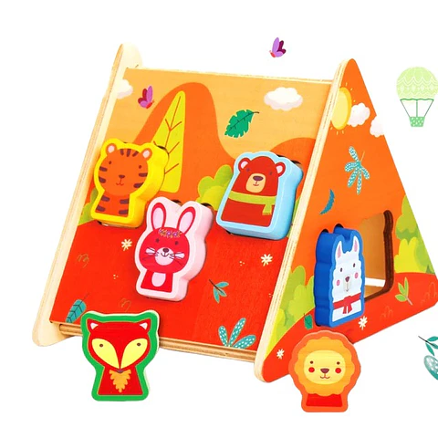 Juego de Clasificación De Formas y Encaje didactico