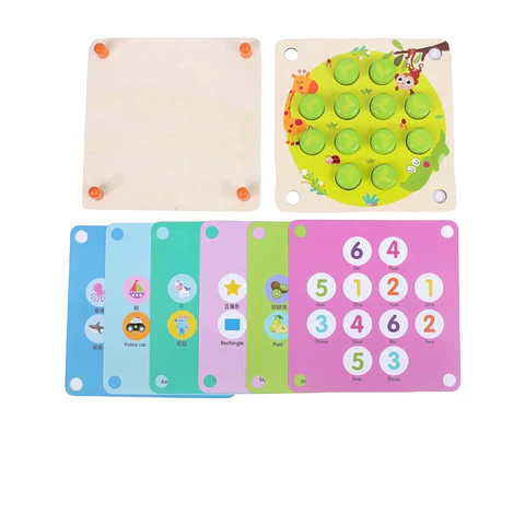 Memorice de madera infantil