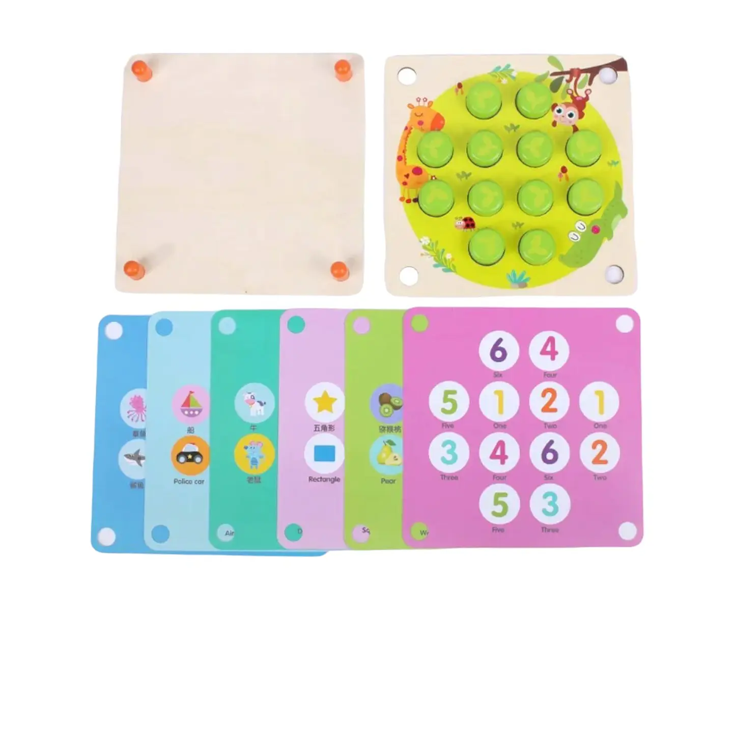 Memorice de madera infantil 2
