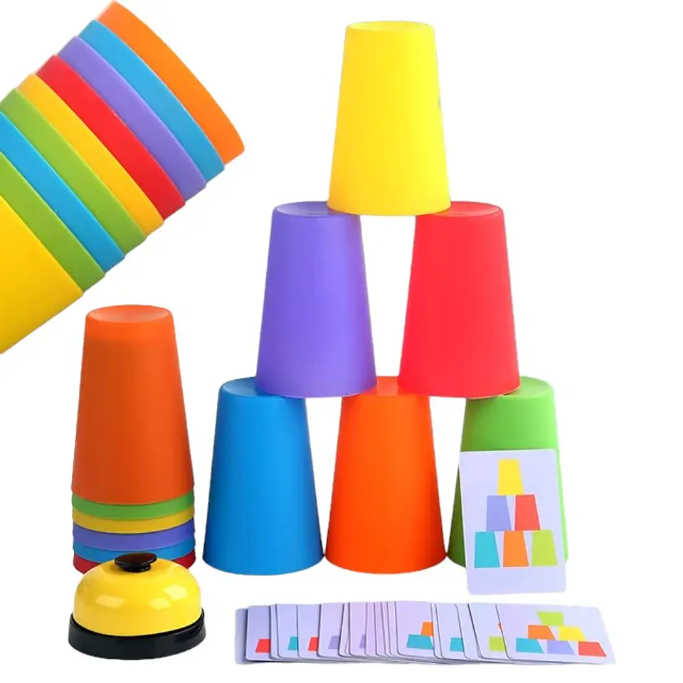 Vasos apilables Juego de Mesa 6
