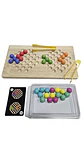 Juego de patrones y canicas dobles madera. - Miniatura 5