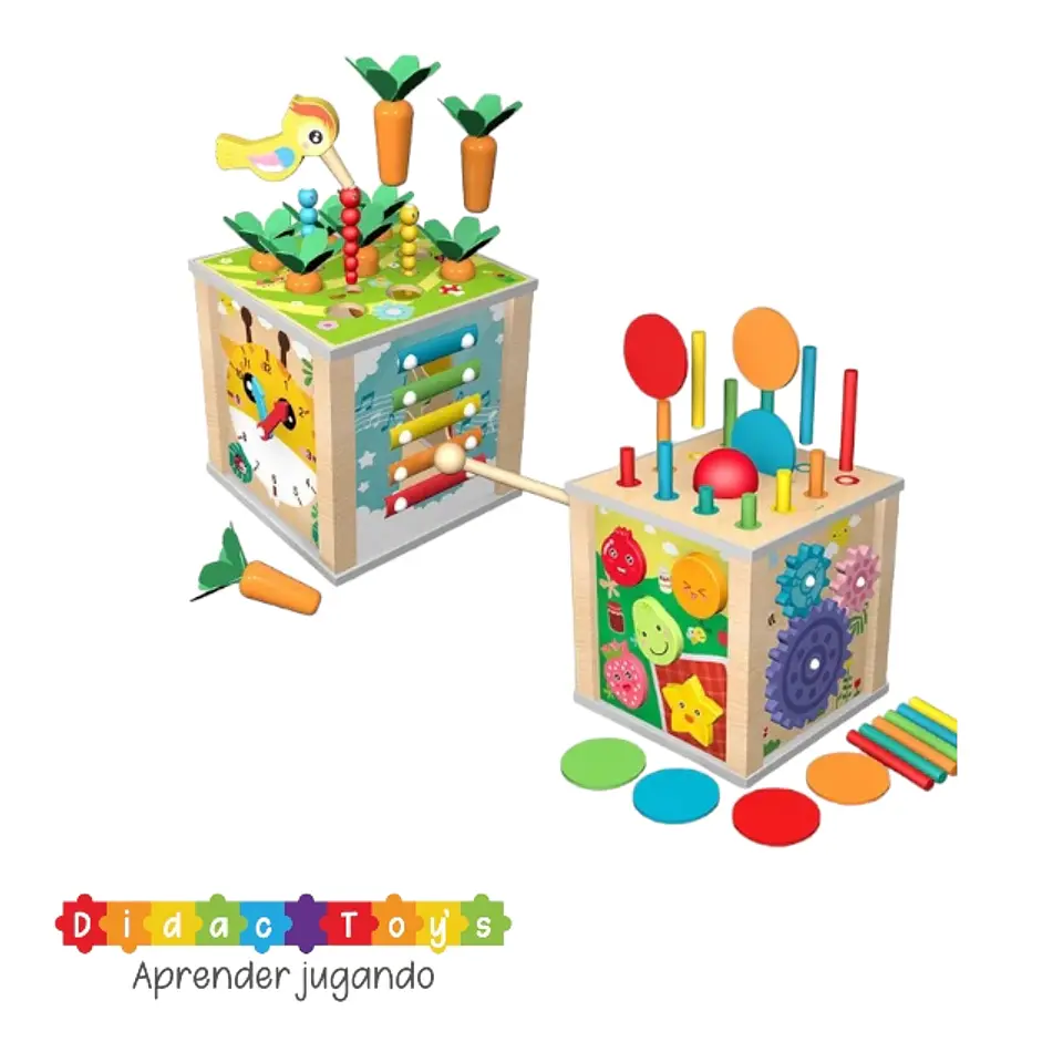 Caja multifuncional didactico madera 9 en 1 3