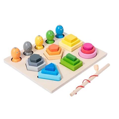 Juego encaje y pesca 